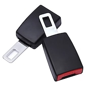 baratos Capas para bancos de automóveis-Fivela de cinto de segurança universal extensor de cinto de segurança 45 clipe de cinto de segurança plugue de extensão clipe de cinto de segurança para apenas 20mm-22mm de língua