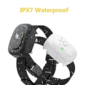 お買い得  犬用トレーニング用品-1600ft ペット犬用トレーニング首輪 防水充電式リモコン 3 モード ビープ音 振動 衝撃 9 レベル調整可能なキーパッド ロック タイプ c ポート