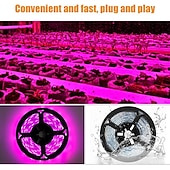 cheap Plant Growing Lights-Plant Grow Light LED Strip USB Full Spectrum DC 5V 0.5-3m Phyto Lamp for Vegetable Flower Seedling Grow Tent Box Waterproof
