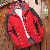 Недорогие Одежда из Softshell, флисовые и туристические куртки-Муж. Водонепроницаемая куртка для туризма и прогулок Дождевая куртка для туризма и прогулок Ветровка для туризма и прогулок на открытом воздухе Пэчворк