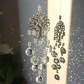ieftine Prinzător de Vise-sticlă transparentă prisme bile de cristal agatator de soare copac al vieții ornament pentru agățat fereastra maker curcubeu ornament suspendat pandantiv de grădină de cristal pentru acasă decorarea grădinii nunta