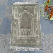 abordables Tapis et carpettes-tapis de prière musulman doux et confortable couverture de culte raschel antidérapant résistant à l&#039;usure