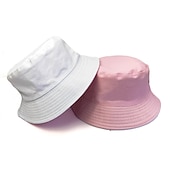 tanie Czapki męskie-Męskie Kapelusz bucket Kapelusz Kapelusz Wędkarski Kapelusz Booniego Čepice na turistiku Pomarańczowy / Niebieski Żółty / Niebieski Bawełna Moda miejska Elegancki Codzienny Na zewnątrz Codzienny