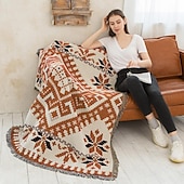 economico Coperte per divano-copridivano divano coperta asciugamano boho fodere per cani animali domestici, copridivano componibile per divanetto, a forma di l, 3 posti, poltrona, protezione per divano lavabile morbida resistente