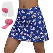 abordables Pantalones, shorts y faldas de mujer-Mujer Geométrico Falda-short Ciclismo Bicicleta Vestidos Prendas de abajo MTB Bicicleta Montaña Ciclismo Carretera Deportes Almohadilla 3D Ciclismo Secado rápido Dispersor de humedad Negro Rosa Licra