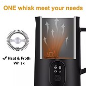 economico Elettrodomestici da cucina-montalatte elettrico montalatte schiuma 4 in 1 macchina per schiumare caffè macchina automatica montalatte elettrica commerciale