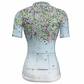 cheap Women&#039;s Jerseys-Women&#039;s Cycling Jersey Short Sleeve Bike Jersey Top with 3 Rear Pockets Mountain Bike MTB Road Bike Cycling Breathable Quick Dry Moisture Wicking Reflective Strips Yellow Pink Red Graphic Floral