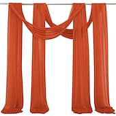 billige Vanntette gardiner-salvie grønn bryllup bue gardiner chiffon stoff draperi ren bakgrunn gardiner for fest seremoni bue scene dekorasjoner