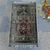 abordables Tapis et carpettes-tapis de prière musulman doux et confortable couverture de culte raschel antidérapant résistant à l&#039;usure