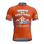 abordables Maillots Hombre-Hombre Maillot de Ciclismo Manga Corta Bicicleta Maillot Camiseta con 3 bolsillos traseros MTB Bicicleta Montaña Ciclismo Carretera Transpirable Secado rápido Dispersor de humedad Bandas Reflectantes