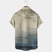 preiswerte Tropische Pflanzen-Herren Palme Tropische Pflanzen Hemd Hawaiihemd Sommerhemd Aloha-Shirt Kurze Ärmel Hemd Umlegekragen Tropisch Modisch Hawaiianisch Outdoor Strasse Hawaiianisch Rosa Blau Grün S M L
