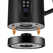 economico Elettrodomestici da cucina-montalatte elettrico montalatte schiuma 4 in 1 macchina per schiumare caffè macchina automatica montalatte elettrica commerciale