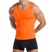 economico Maglie da uomo-Per uomo Gilet d&#039;allenamento Gilet snellente da allenamento a maglia calda Modellatore del corpo Controllo addominale Perdita di peso Allenamento addominali Per Allenamento in Palestra Allenamento