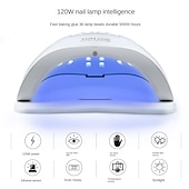 abordables Protections personnelles-led lampe pour ongles uv nail séchage lumière pour gel nail manicure polish cabine lampes sèche-linge ongles équipement professionnel