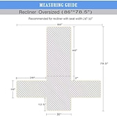 economico Copertura per reclinabile-copridivano reclinabili reversibili copridivano copridivano per cani, copridivano, copridivano per divano a 3 cuscini, copridivano con tasche