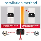 cheap Outdoor Wall Lights-2pcs Solar Wall Lights 2 Modes Lighting Outdoor Waterproof LED Wall Lamp Intelligent Light Control Garden Fence Lights Solar Lamp Courtyard Street Landscape Light