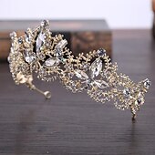 cheap Hair Styling Accessories-Crystal Queen Crowns and Tiaras with Comb Headband for Women and Girls Princess Crowns Hair Accessories for Wedding Birthday Halloween Costume Cosplay