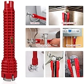 ieftine chei și seturi-1 bucată 8 în 1 instrument de reparare a robinetului pentru chiuvetă, instalator antiderapant pentru robinet de baie de bucătărie și chiuvetă, instrument cheie pentru repararea instalațiilor sanitare
