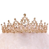 levne Doplňky pro úpravu vlasů-křišťálové korunky královny a čelenky s hřebínkovou čelenkou pro ženy a dívky korunky princezny vlasové doplňky pro svatební narozeniny halloween kostým cosplay