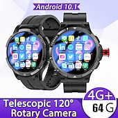 Χαμηλού Κόστους Smartwatch-iMosi V10 Εξυπνο ρολόι 1.43 inch Έξυπνο ρολόι 4G Βηματόμετρο Υπενθύμιση Κλήσης Παρακολούθηση Δραστηριότητας Συμβατό με Smartphone Άντρες Αδιάβροχη Μεγάλη Αναμονή Κλήσεις Hands-Free IP 67