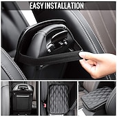 abordables Appuie-tête pour voiture-Housse de protection universelle étanche pour accoudoir de console centrale pour SUV camion voiture – Housse de siège douce et protectrice