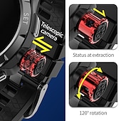 Χαμηλού Κόστους Smartwatch-iMosi V10 Εξυπνο ρολόι 1.43 inch Έξυπνο ρολόι 4G Βηματόμετρο Υπενθύμιση Κλήσης Παρακολούθηση Δραστηριότητας Συμβατό με Smartphone Άντρες Αδιάβροχη Μεγάλη Αναμονή Κλήσεις Hands-Free IP 67