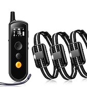 economico Addestramento e accessori educativi per cani-Collare di addestramento per cani con telecomando da 2000 piedi, scossa elettrica, vibrazione, bip, modalità blocco tastiera a 16 livelli, ipx8, impermeabile, ricaricabile