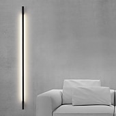 お買い得  LEDウォールライト-Lightinthebox LED 壁取り付け用燭台ランプ屋内ミニマリストリニアストリップウォールマウントライトロング家の装飾照明器具、リビングルーム寝室用屋内壁洗浄ライト