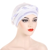 preiswerte Hüte-8 farben muslimische frauen innere kappen geflochtene bandanas hijab komfort mode turban hut bunte chemo hüte kopf tragen turbante