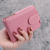 economico Portacartone RFID-Portafoglio con portacarte RFID in vera pelle con 16 scomparti per carte portadocumenti per patente di guida e portacarte di credito con chiusura magnetica scomparto singolo per donne e uomini