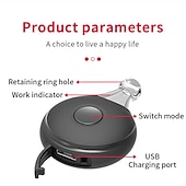 お買い得  犬用グルーミング用品-超音波昆虫ノミダニシラミ忌避インテリジェント周波数ペット用品蚊忌避装置 3.3x1.4x4.6cm 犬用