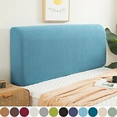 cheap Bedding Accessories-Bed Headboard Cover for Bedroom Decoration Stretch Bed Headboard Slipcover Covers, Dust proof Protector Cover for Upholstered Headboard ,Sage Green
