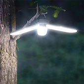 ieftine Lumini și felinare de camping-lumini de camping solare în aer liber 60 LED bec reîncărcabil usb lampă portabilă pliabilă tabără pentru cort drumeții picnic lampă lanternă de urgență