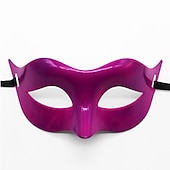 economico favore di partito-maschera da ballo in maschera uomo mezza maschera per il viso festa di halloween zoro ball show performance maschera piatta