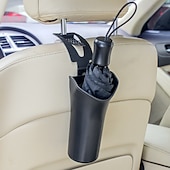 abordables Rangements pour voiture-porte-parapluie de voiture poubelle suspendue poubelle de camion boîte de rangement seau de parapluie multifonction monté sur véhicule housse de parapluie pliante montée sur véhicule porte-gobelet