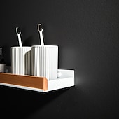 billiga Badrumshyllor-duschkabin badrumshyllor väggmonterad bok utrymme aluminium duschhylla förvaring arrangörsställ badrum kök badrum hårdvara hänge duschställ hörnhylla 1st