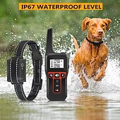 cheap Dog Training &amp; Behavior-3300FT No Shock Pet Dog Training Collar Beep Vibrating Pet Trainer IPX7 Waterproof Rechargeable Pet Training Collar No Prongs Sound and Vibration Collar