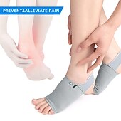 economico Bretelle &amp; Supporti-1pc aggiornamento maniche di supporto dell&#039;arco di compressione metatarsale con cuscinetto in gel all&#039;interno - tutore per piede piatto &amp; fascite plantare sollievo dal dolore donne uomini 1 paio