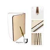 Χαμηλού Κόστους Διακοσμητικά φώτα-led κομοδίνο φωτιστικό αναδιπλούμενο βιβλίο νύχτας επαναφορτιζόμενο μαγνητικό ράφι κομοδίνου ή τραπεζάκι σαλονιού παιδικό χριστουγεννιάτικο δώρο