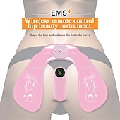 abordables Appareils de massage corporels-Patch de massage des fesses ems stimulateur de levage de la hanche rechargeable formateur muscle sans fil télécommande hanche fitness instrument de beauté