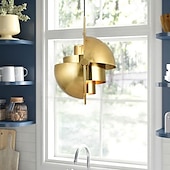 economico Luci a sospensione-lampada a sospensione a led in ottone pendente multi-lite per interni, piccolo lampadario a led regolabile moderno per l&#039;illuminazione del soggiorno di casa