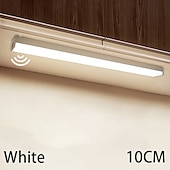 ieftine lumina dulapului-lumină de noapte led pir senzor de mișcare usb reîncărcabil 10/20/30/50cm dulap dulap bucătărie coridor lumini scară lampă de noapte fără fir