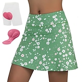 abordables Pantalones, shorts y faldas de mujer-Mujer Geométrico Falda-short Ciclismo Bicicleta Vestidos Prendas de abajo MTB Bicicleta Montaña Ciclismo Carretera Deportes Almohadilla 3D Ciclismo Secado rápido Dispersor de humedad Negro Rosa Licra