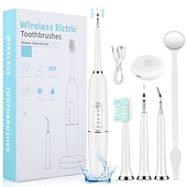 voordelige Persoonlijke bescherming-elektrische sonic tandheelkundige monddouche scaler tanden bleken draagbare ultrasone tandsteen tandsteen remover tanden reinigen tool
