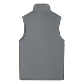 levne Gilety-Pánské Fleecová vesta Teddy Coat Kamizelka Polární flís Vesta Venkovní Jdeme ven Šik ven Na běžné nošení Podzim Zima Kapsy Kostka Polyester Větruvzdorné Zahřívací Pevná barva Zip Stojáček Běžný Čern