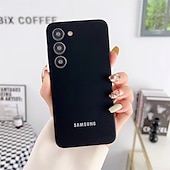 cheap Samsung Cases-Phone Case For Samsung Galaxy S23 Ultra Plus S25 Ultra Silicone Case Full Body Protective Dustproof Four Corners Drop Resistance Solid Colored TPU