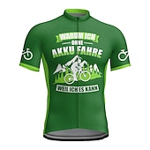 abordables Maillots Hombre-Hombre Maillot de Ciclismo Manga Corta Bicicleta Maillot Camiseta con 3 bolsillos traseros MTB Bicicleta Montaña Ciclismo Carretera Transpirable Secado rápido Dispersor de humedad Bandas Reflectantes