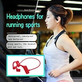 abordables Écouteurs de sport-Casque à conduction osseuse imosi q1 crochet d&#039;oreille casque à conduction osseuse bluetooth 5.2 sport étanche conception ergonomique