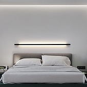 お買い得  LEDウォールライト-Lightinthebox LED 壁取り付け用燭台ランプ屋内ミニマリストリニアストリップウォールマウントライトロング家の装飾照明器具、リビングルーム寝室用屋内壁洗浄ライト