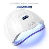 abordables Protections personnelles-led lampe pour ongles uv nail séchage lumière pour gel nail manicure polish cabine lampes sèche-linge ongles équipement professionnel